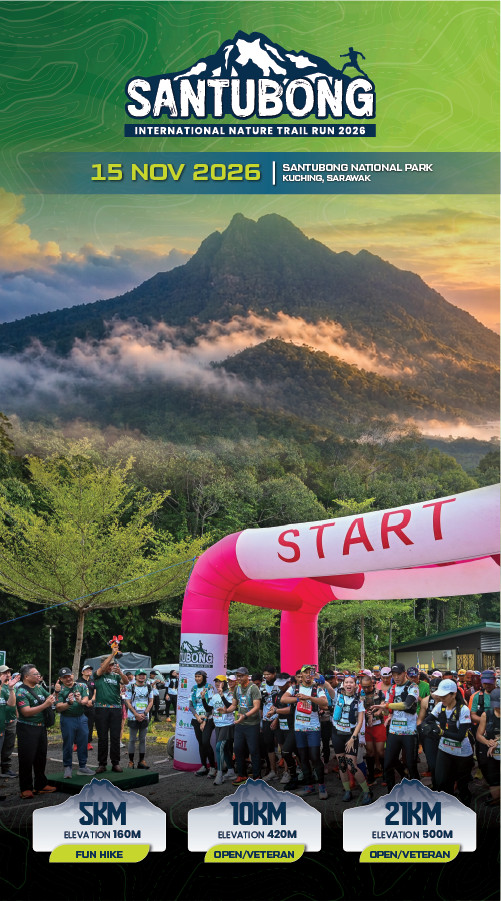 Start of the Santubong International Nature Trail Run 2026